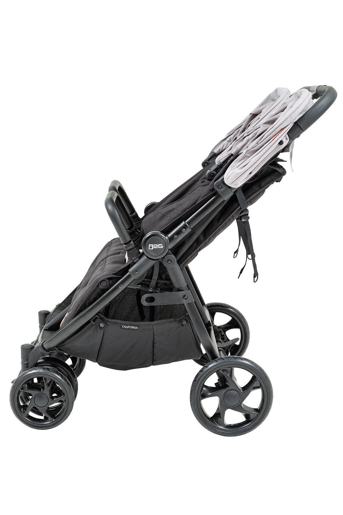 Baby2Go%20California%20Ikiz%20Bebek%20Arabası%20Siyah